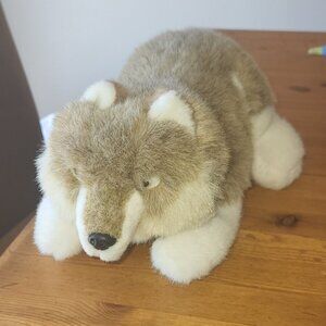 Wolf Plush Hand Puppet 11.5" New No Tags